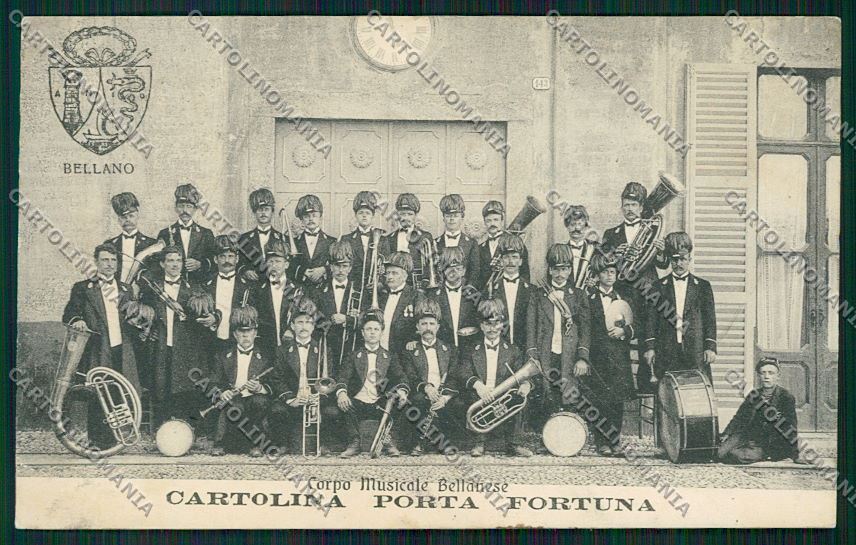 Lecco Bellano Banda Musicale cartolina QK5112 – fronte