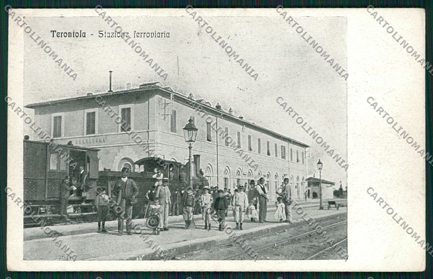 Arezzo Cortona Terontola Stazione Treno cartolina QK5113 – fronte