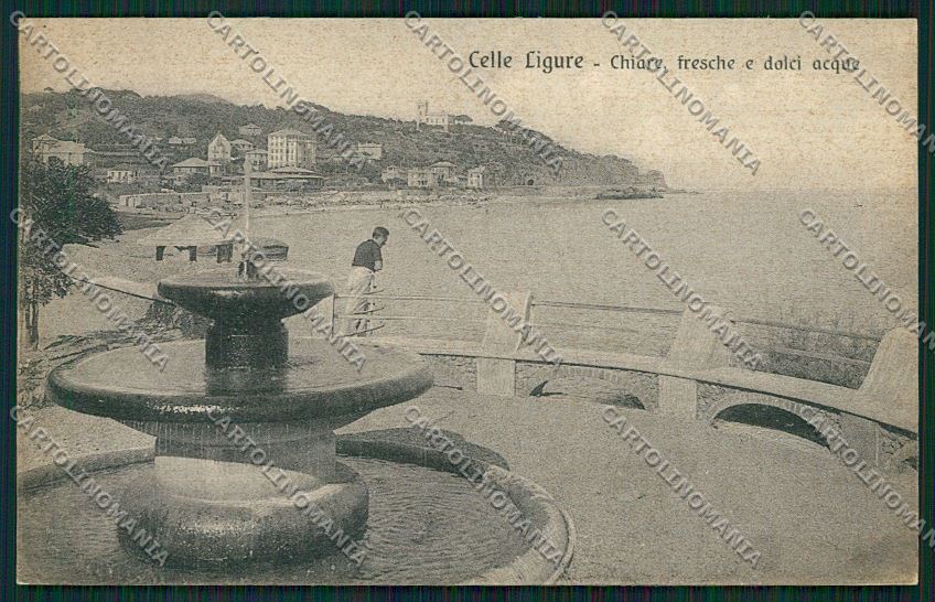 Savona Celle Ligure cartolina QK5125 – fronte