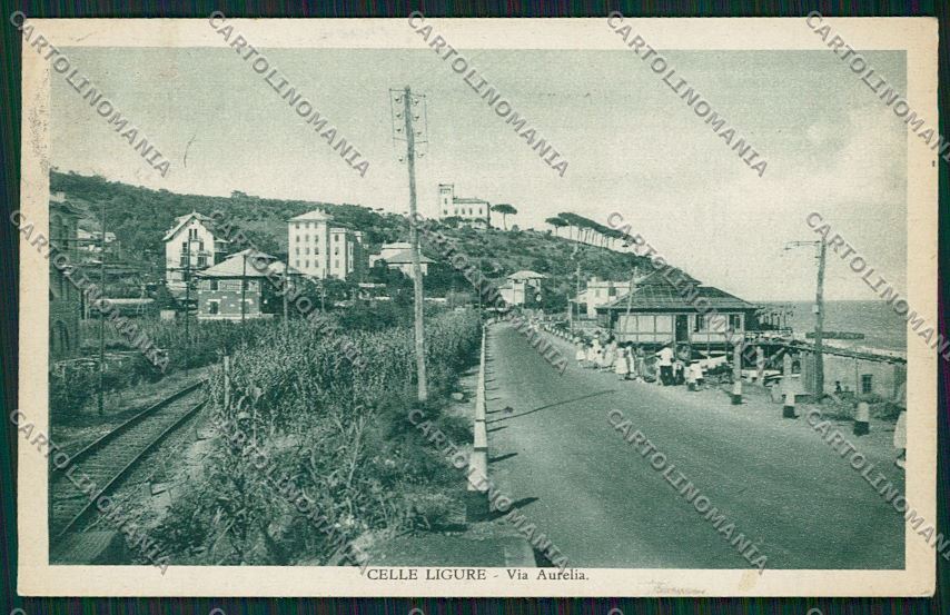 Savona Celle Ligure cartolina QK5140 – fronte