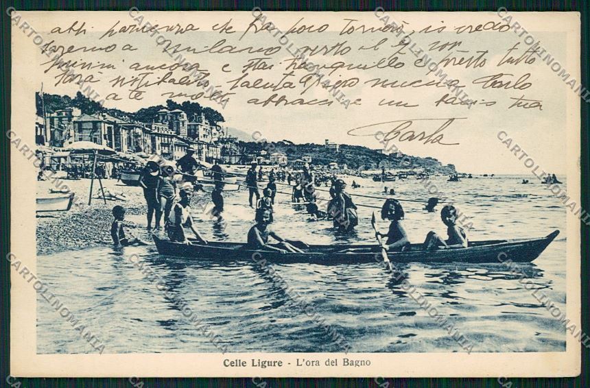 Savona Celle Ligure cartolina QK5144 – fronte