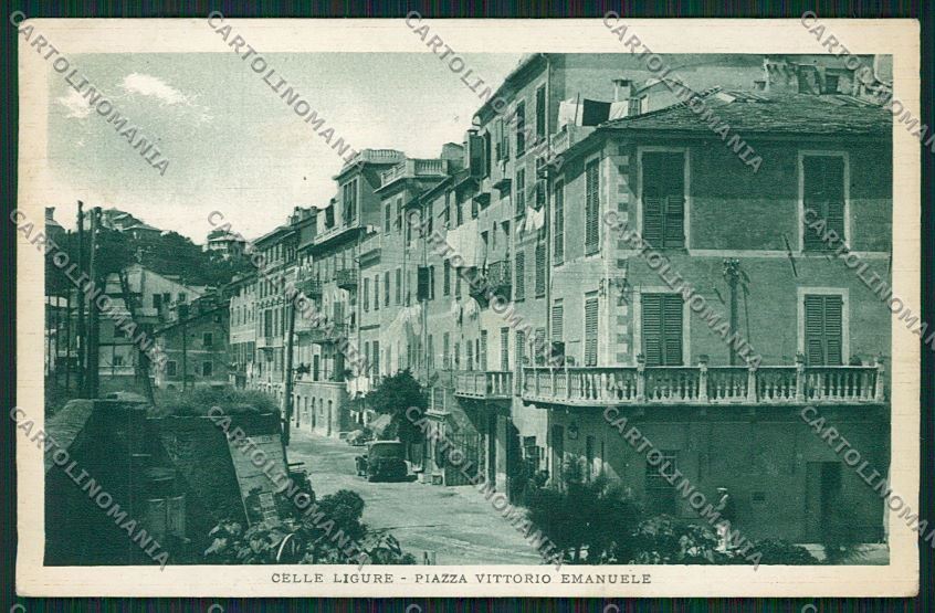 Savona Celle Ligure ABRASA cartolina QK5152 – fronte