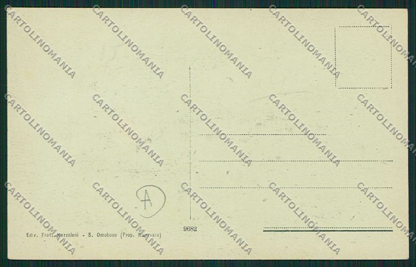 Bergamo Serina cartolina QK5168 – retro