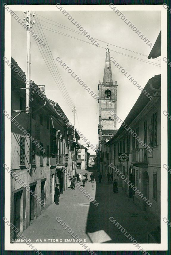 Pavia Gambolò Foto cartolina QK5173 – fronte