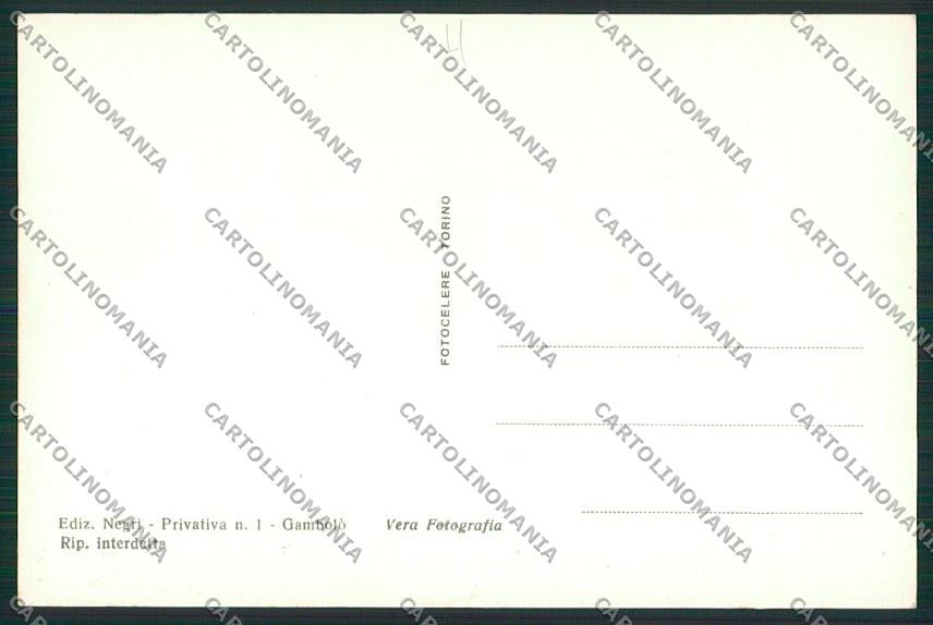 Pavia Gambolò Foto cartolina QK5173 – retro