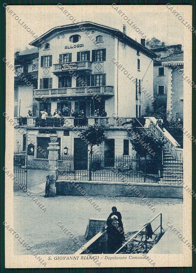 Bergamo San Giovanni Bianco FG cartolina QK5178 – fronte