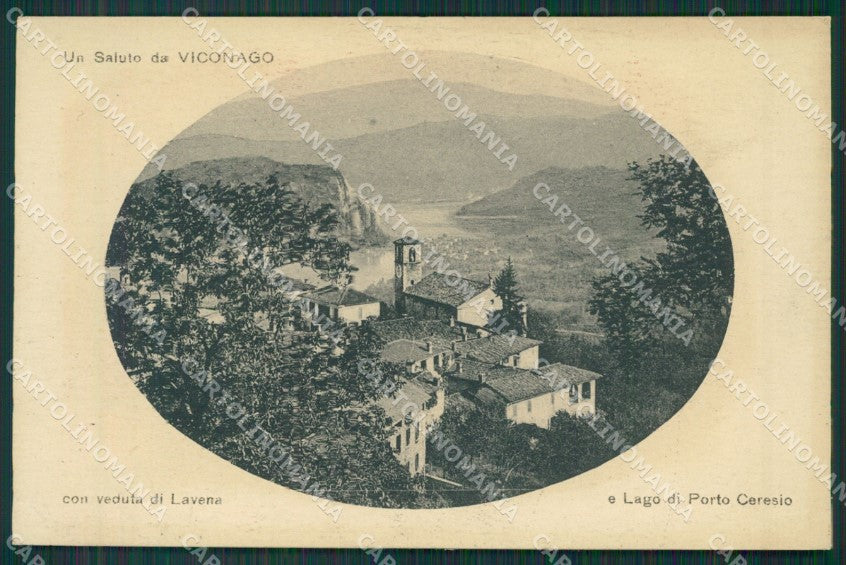 Varese Cadegliano Viconago cartolina QK5188 – fronte