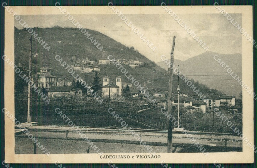 Varese Cadegliano Viconago cartolina QK5191 – fronte