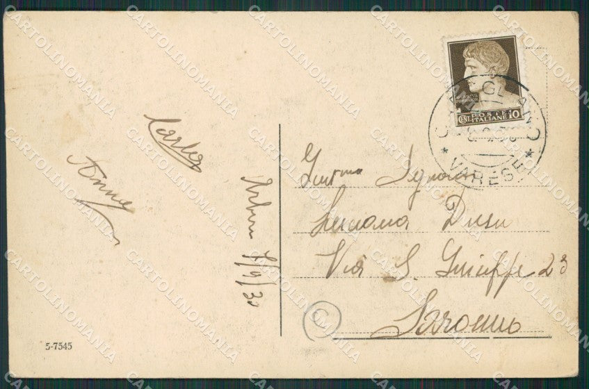 Varese Cadegliano Viconago cartolina QK5198 – retro