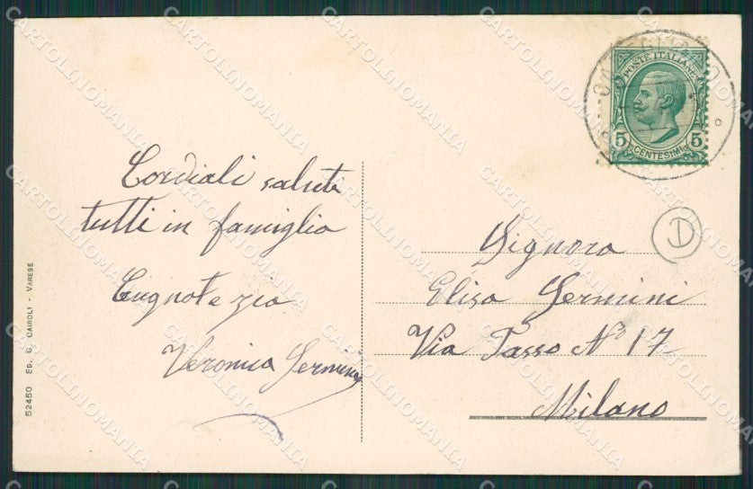 Varese Cadegliano Viconago cartolina QK5214 – retro