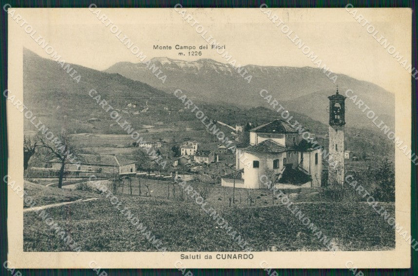 Varese Cunardo cartolina QK5240 – fronte