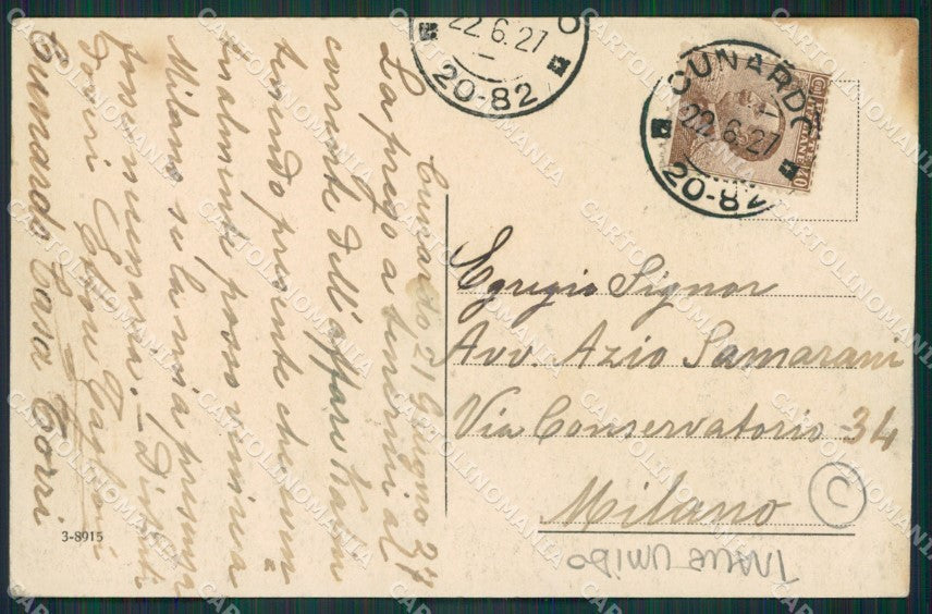 Varese Cunardo TRACCE UMIDO cartolina QK5245 – retro