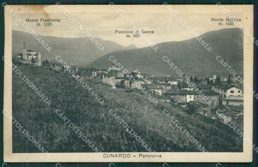 Varese Cunardo TRACCE UMIDO cartolina QK5246 – fronte