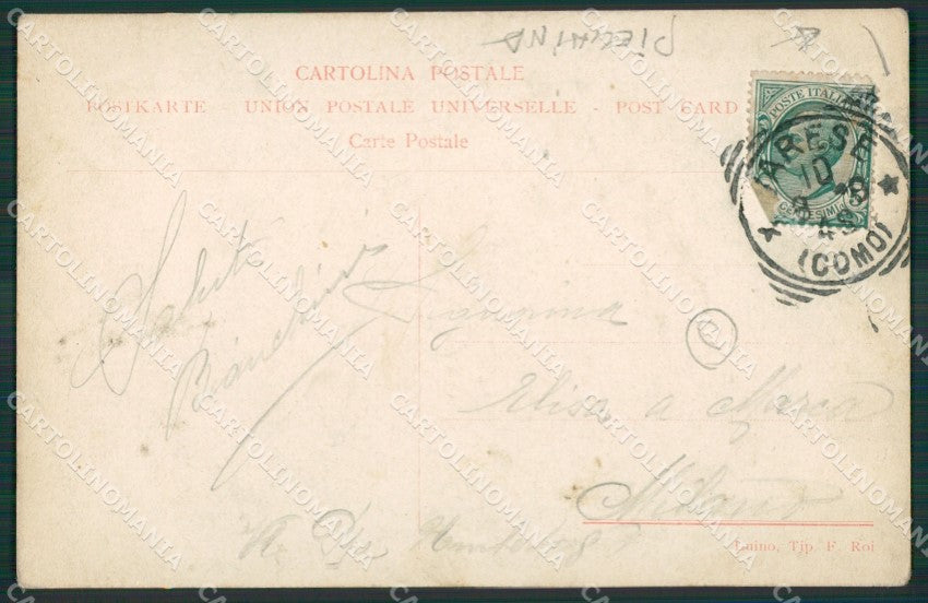 Varese Cunardo PIEGHINA cartolina QK5252 – retro