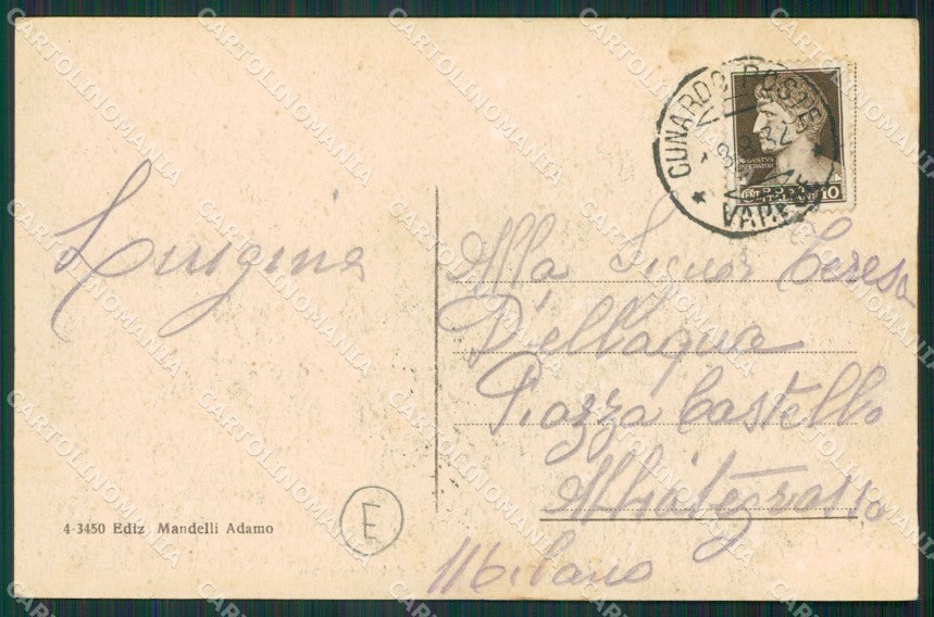 Varese Cunardo cartolina QK5295 – retro