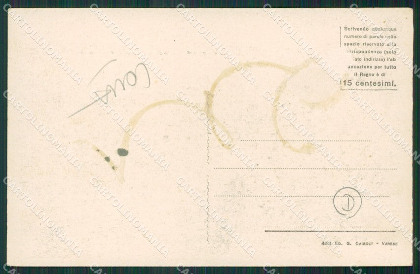 Varese Ganna COLLA cartolina QK5323 – retro