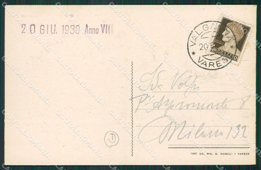 Varese Ganna cartolina QK5329 – retro