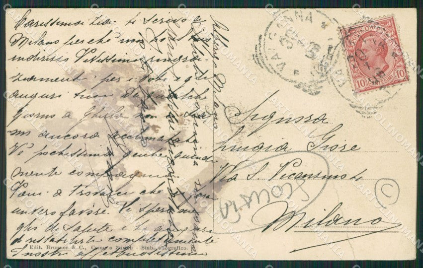 Varese Ghirla SCOLLATA cartolina QK5347 – retro