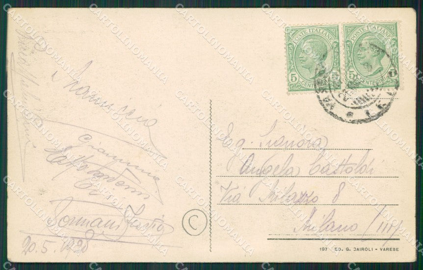 Varese Ghirla Leopardi cartolina QK5348 – retro
