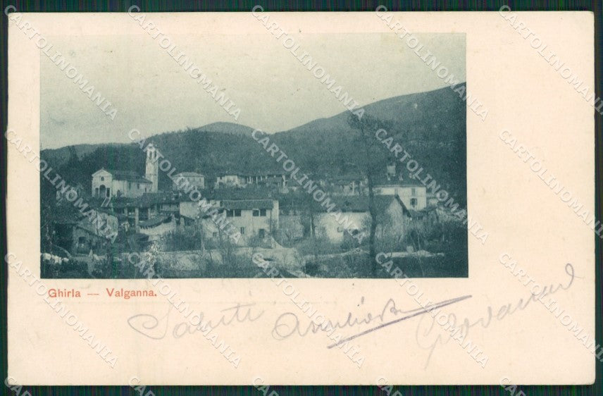 Varese Ghirla PIEGHE cartolina QK5355 – fronte