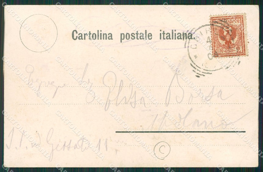 Varese Ghirla PIEGHE cartolina QK5355 – retro
