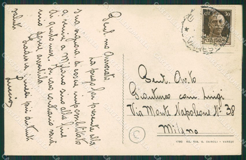 Varese Ghirla cartolina QK5358 – retro