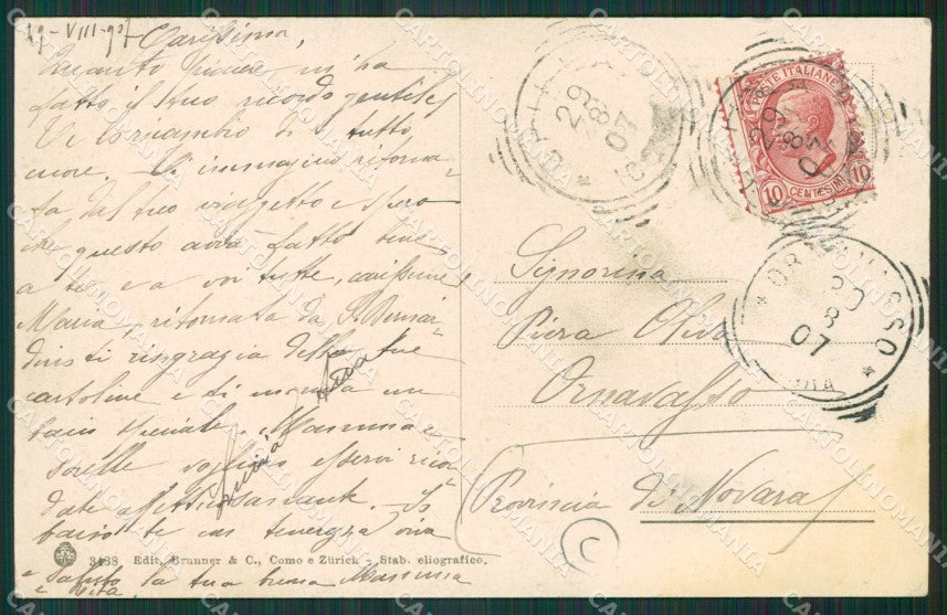 Varese Ghirla ABRASA cartolina QK5365 – retro