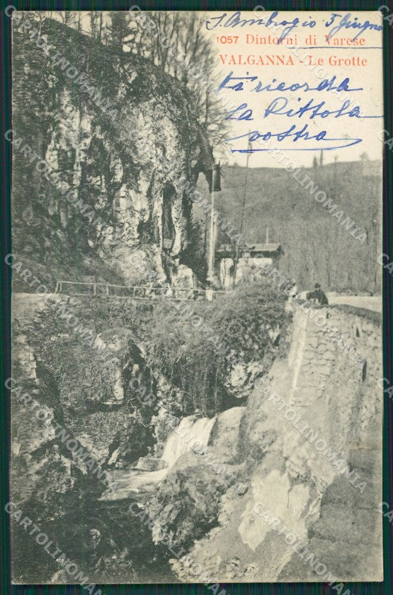Varese Ghirla REINCOLLATA cartolina QK5367 – fronte