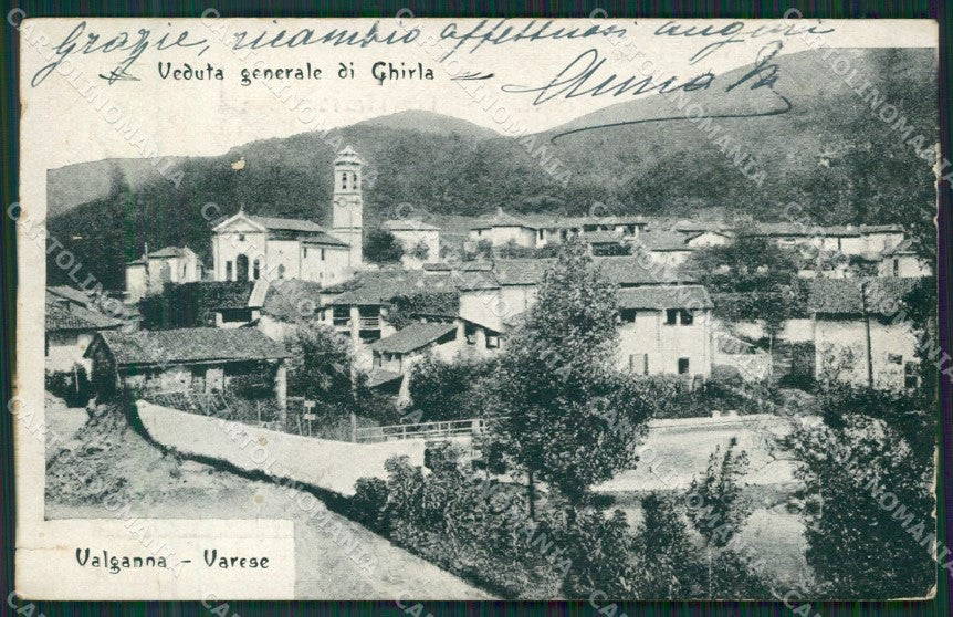 Varese Ghirla STRAPPO cartolina QK5372 – fronte
