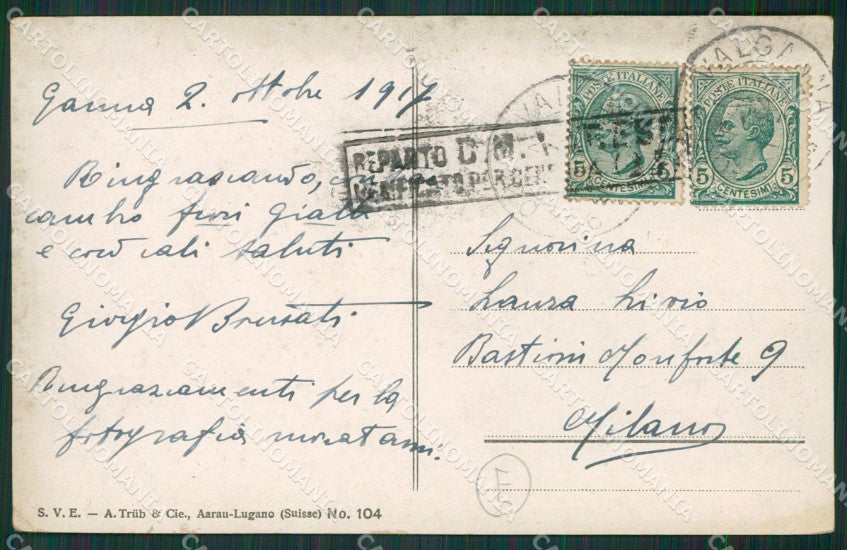Varese Ghirla cartolina QK5376 – retro