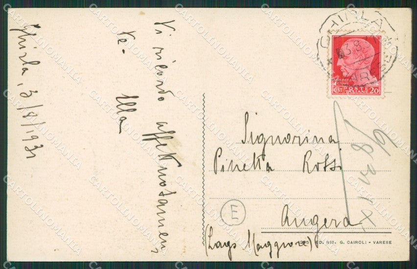 Varese Ghirla cartolina QK5378 – retro