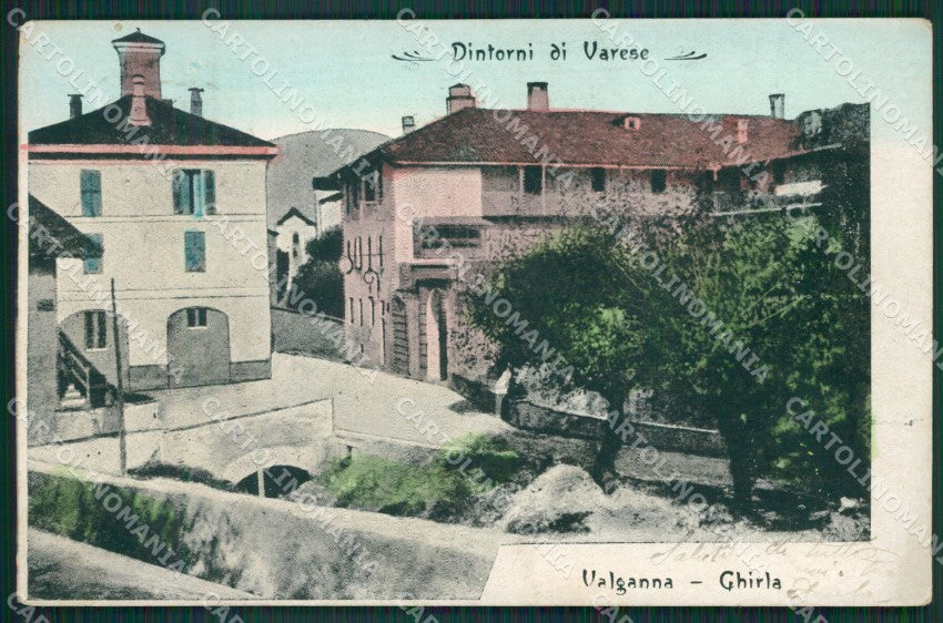Varese Ghirla cartolina QK5379 – fronte