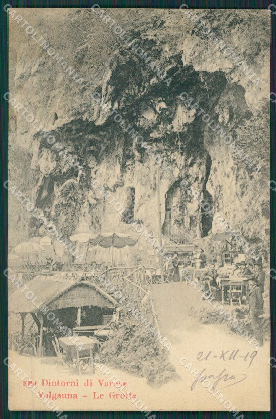 Varese Valganna Grotte cartolina QK5382 – fronte