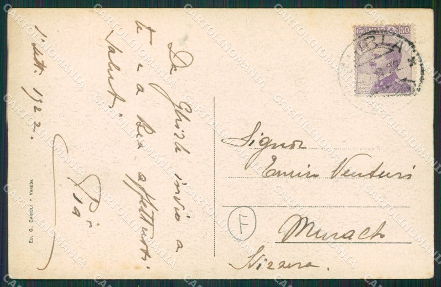 Varese Ghirla cartolina QK5383 – retro