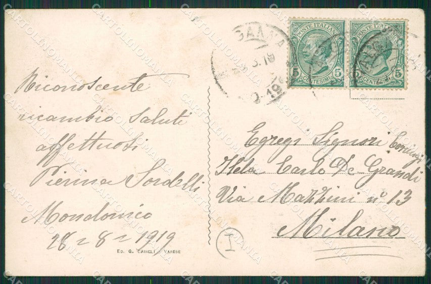 Varese Ghirla Gregge cartolina QK5390 – retro