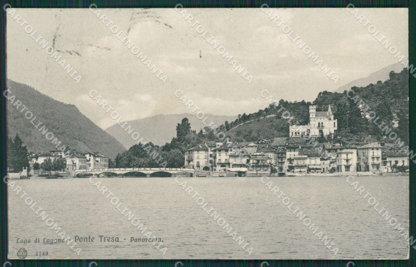Varese Lavena Ponte Tresa cartolina QK5393 – fronte