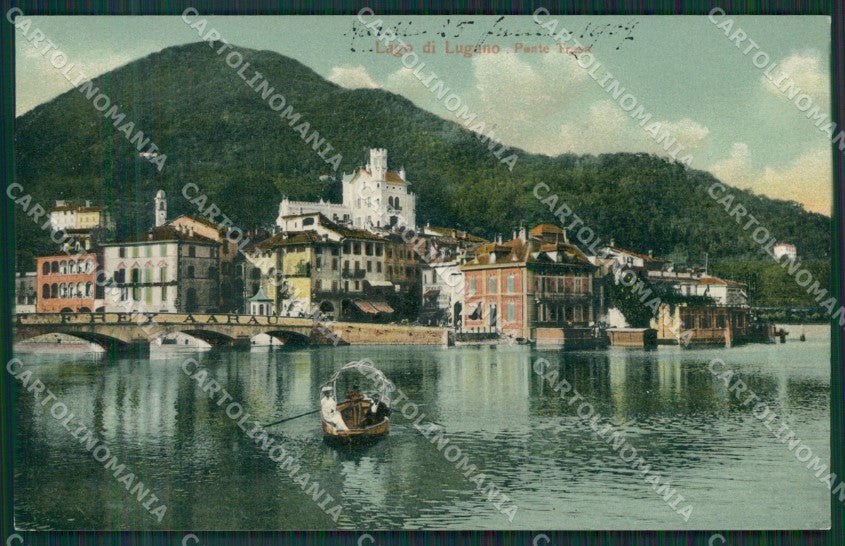 Varese Lavena Ponte Tresa cartolina QK5395 – fronte