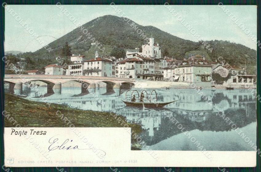 Varese Lavena Ponte Tresa cartolina QK5399 – fronte