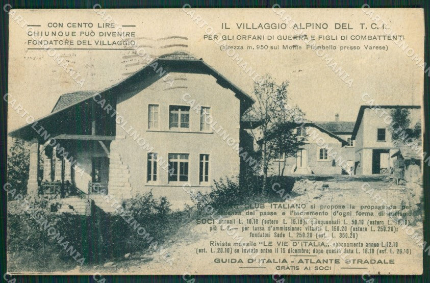 Varese Valganna Villaggio Alpino Monte Piambello cartolina QK5423 – fronte