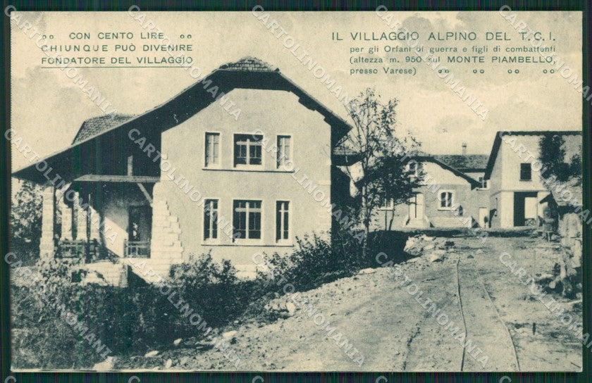 Varese Valganna Villaggio Alpino Monte Piambello cartolina QK5424 – fronte