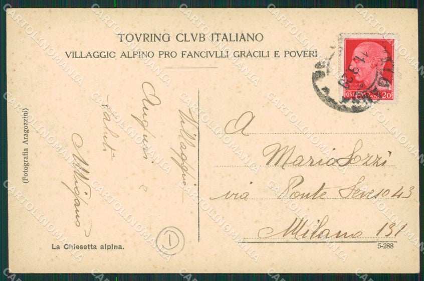 Varese Valganna Villaggio Alpino Monte Piambello cartolina QK5428 – retro