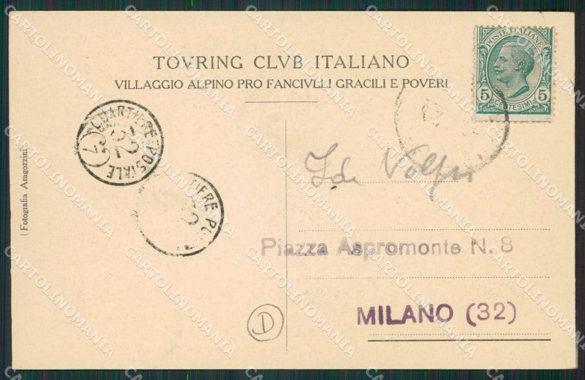 Varese Valganna Villaggio Alpino Monte Piambello cartolina QK5431 – retro