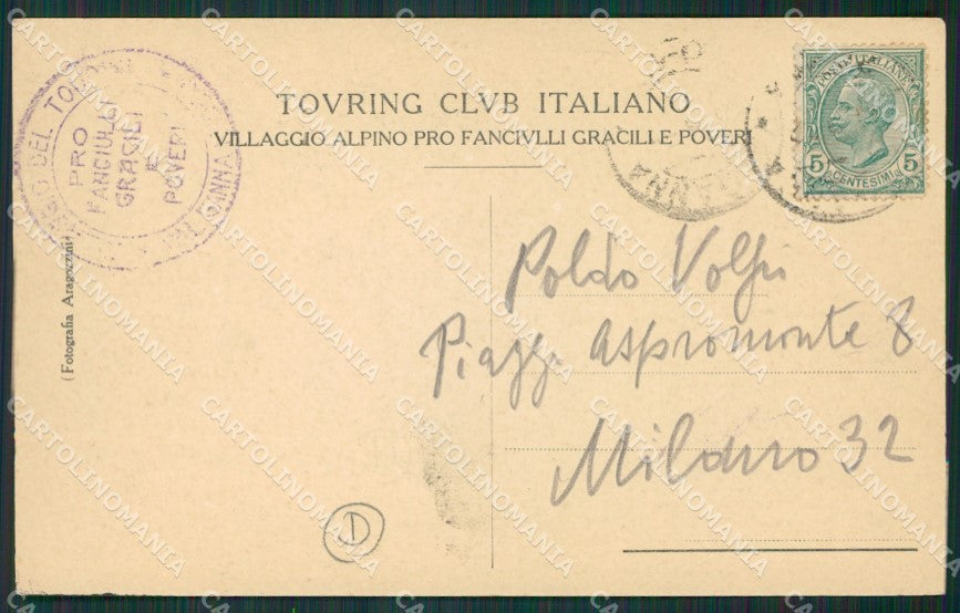 Varese Valganna Villaggio Alpino Monte Piambello cartolina QK5433 – retro