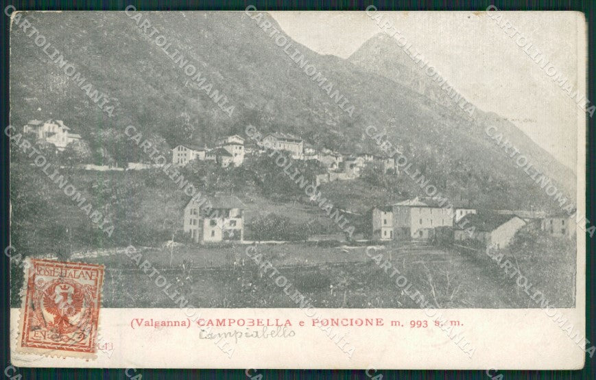 Varese Valganna Campiabello Poncione cartolina QK5436 – fronte