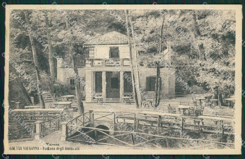 Varese Valganna Grotte cartolina QK5442 – fronte