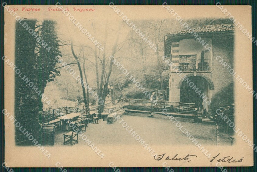 Varese Valganna Grotte cartolina QK5444 – fronte