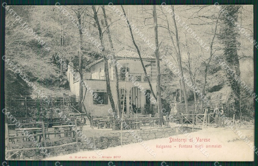 Varese Valganna Grotte cartolina QK5446 – fronte