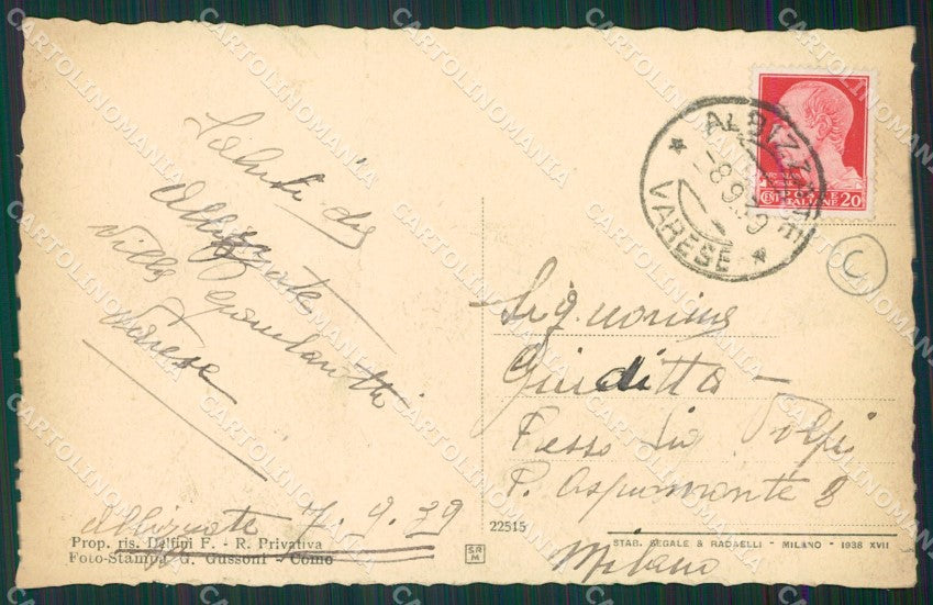 Varese Albizzate cartolina QK5450 – retro