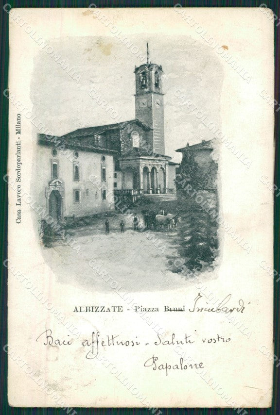 Varese Albizzate PIEGHINA cartolina QK5457 – fronte