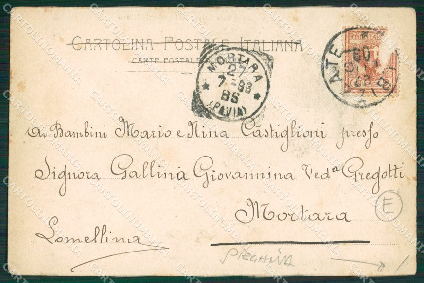 Varese Albizzate PIEGHINA cartolina QK5457 – retro
